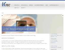 Tablet Screenshot of lc-tec.se